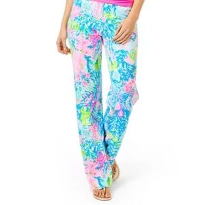 Lilly Pulitzer “Georgia may” flare pants